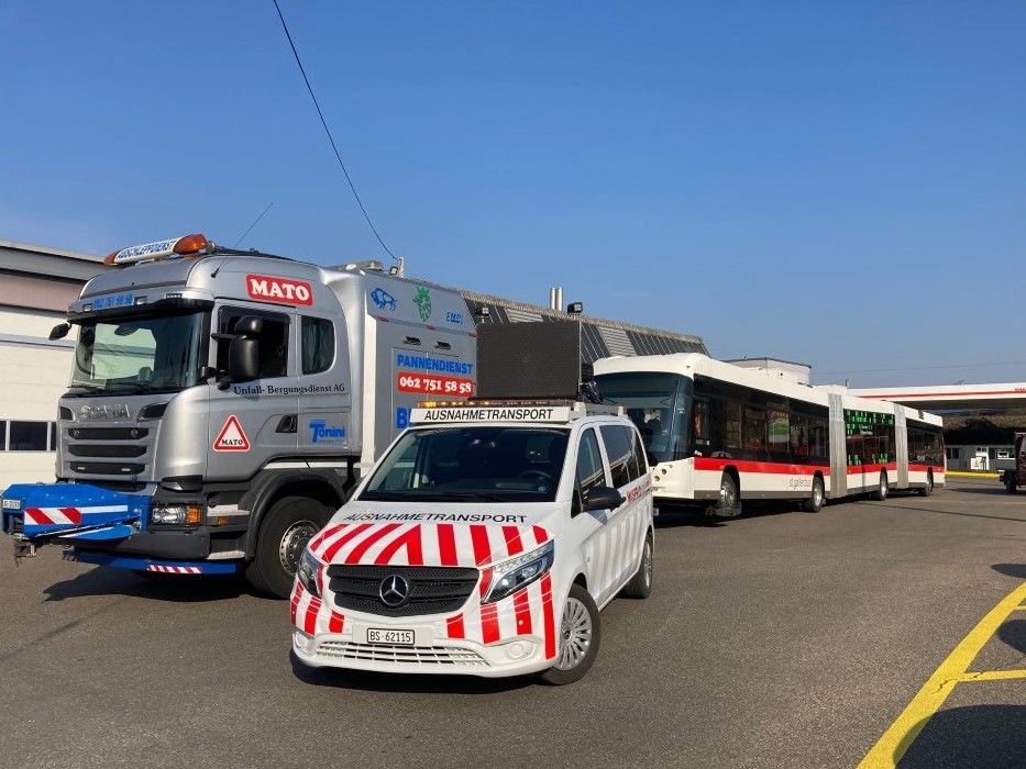 Unsere Ausnahmetransport-Abteilung im Einsatz: